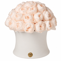 Grande Creme Peony Rosette