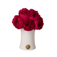 Creme Peony Rosette Dôme