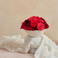 Roses Bowl by La Fleur Lifetime Flowers