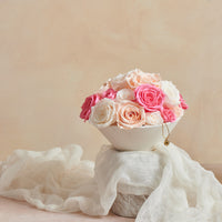 Roses Bowl by La Fleur Lifetime Flowers