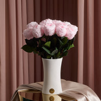Creme Dozen Peony Rosette