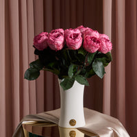 Creme Dozen Peony Rosette
