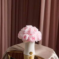 Creme Peony Rosette Dôme