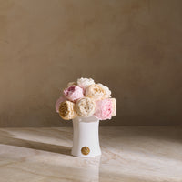 Creme Peony Rosette Dôme