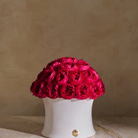 Grande Creme Peony Rosette