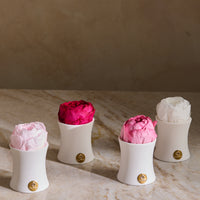 Creme Peony Rosette Mini