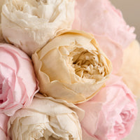 Creme Peony Rosette Dôme