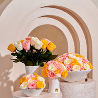 Creme Mixed Long Stems