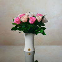 Creme Mixed Long Stems by La Fleur Lifetime Flowers