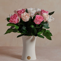 Creme Mixed Long Stems by La Fleur Lifetime Flowers