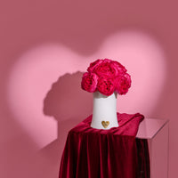 Creme Peony Rosette Dôme