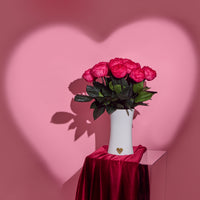 Creme Dozen Peony Rosette