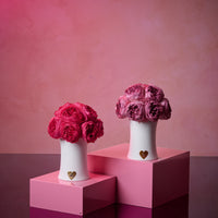 Creme Peony Rosette Dôme