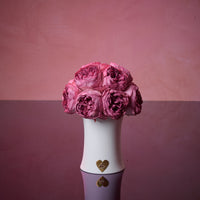 Creme Peony Rosette Dôme