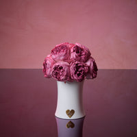 Creme Peony Rosette Dôme
