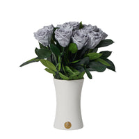 Creme Dozen Long Stems by La Fleur Lifetime Flowers