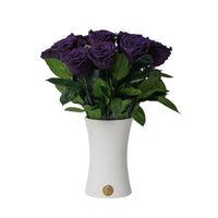 Creme Dozen Long Stems by La Fleur Lifetime Flowers