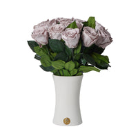 Creme Dozen Long Stems by La Fleur Lifetime Flowers