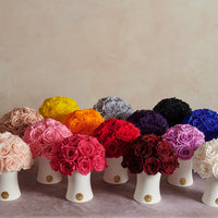 Creme Petite Dôme by La Fleur Lifetime Flowers