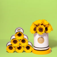 Sunflower Super Petit Dome by La Fleur Lifetime Flowers