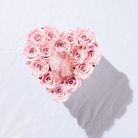 Rose Quartz - Crystal Collection by La Fleur Lifetime Flowers