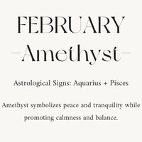 Birthstone Collection - February by La Fleur Lifetime Flowers