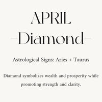 Birthstone Collection - April by La Fleur Lifetime Flowers