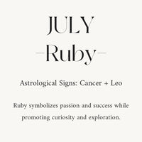 Birthstone Collection - July by La Fleur Lifetime Flowers