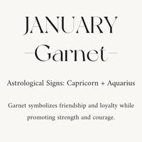 Birthstone Collection - January by La Fleur Lifetime Flowers