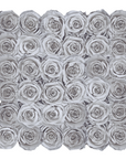 Grande Square - Gray Velvet by La Fleur Lifetime Flowers