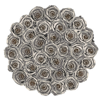 Grande Round - Gray Velvet by La Fleur Lifetime Flowers