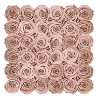 Grande Square - Blush Velvet by La Fleur Lifetime Flowers