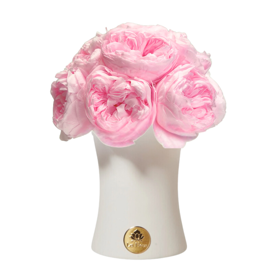 Creme Peony Rosette Dôme