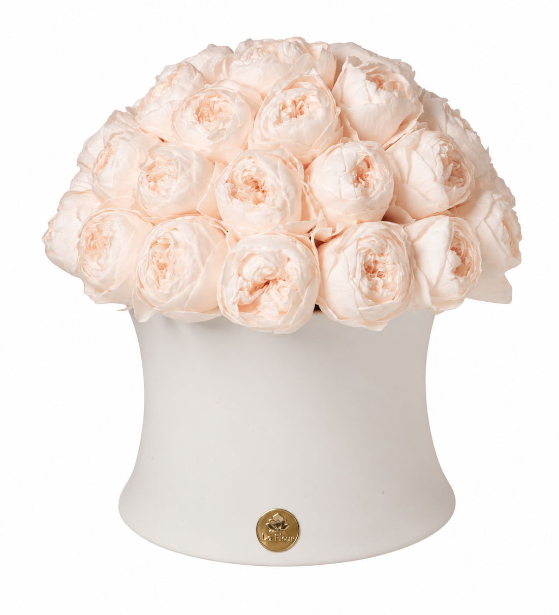 Grande Creme Peony Rosette