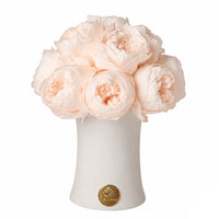 Creme Peony Rosette Dôme