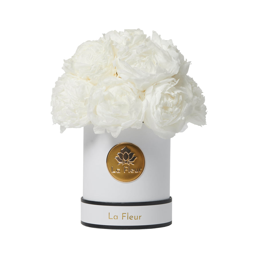 Peony Petite Dome by La Fleur Lifetime Flowers