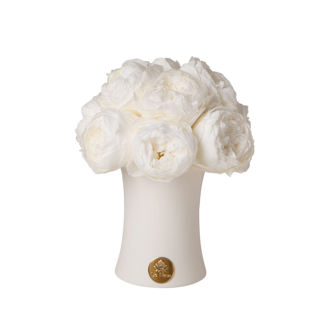Creme Peony Rosette Dôme