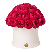 Grande Creme Peony Rosette