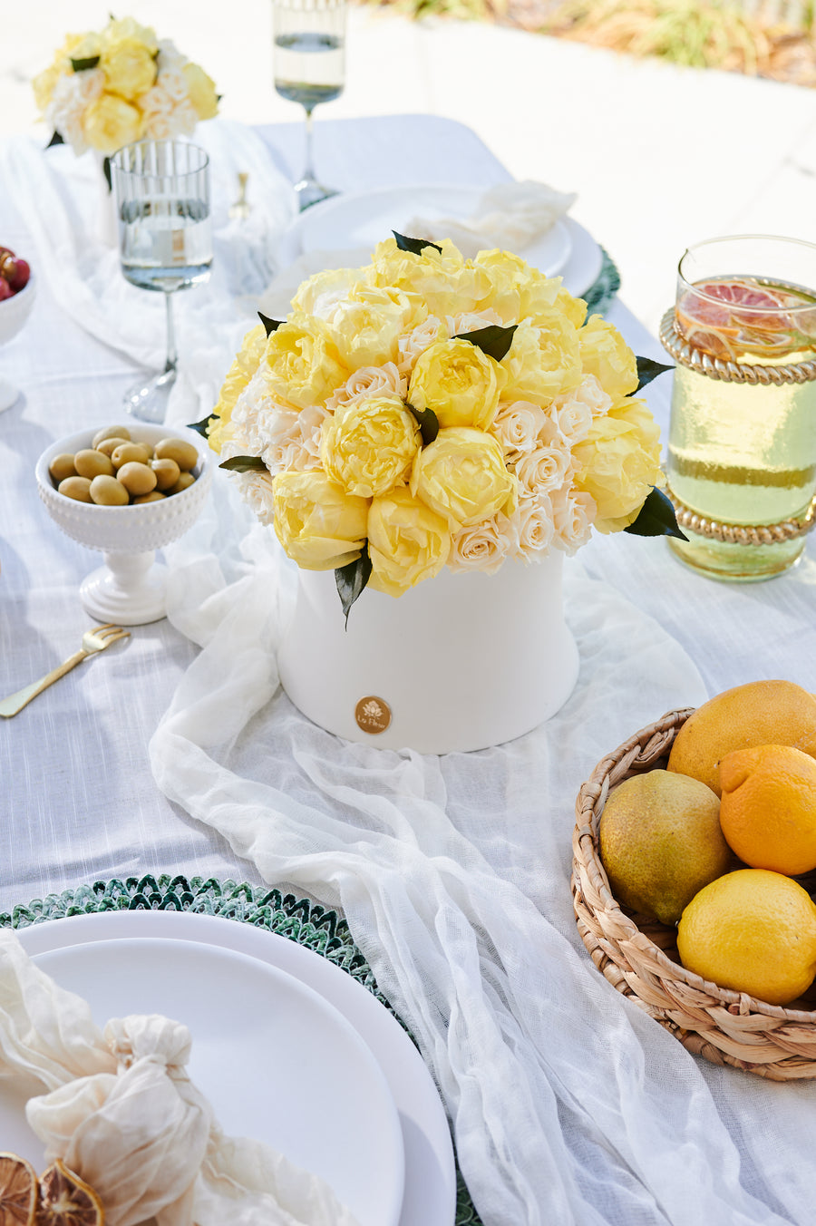 Grande Creme Peony + Rose Dôme