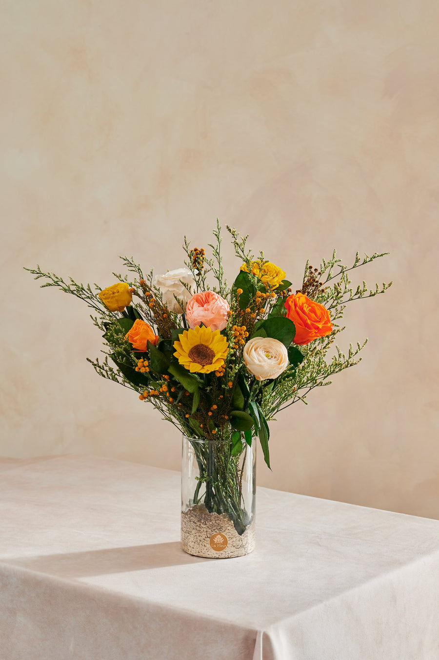 Platine Long Stem Vase - Mango