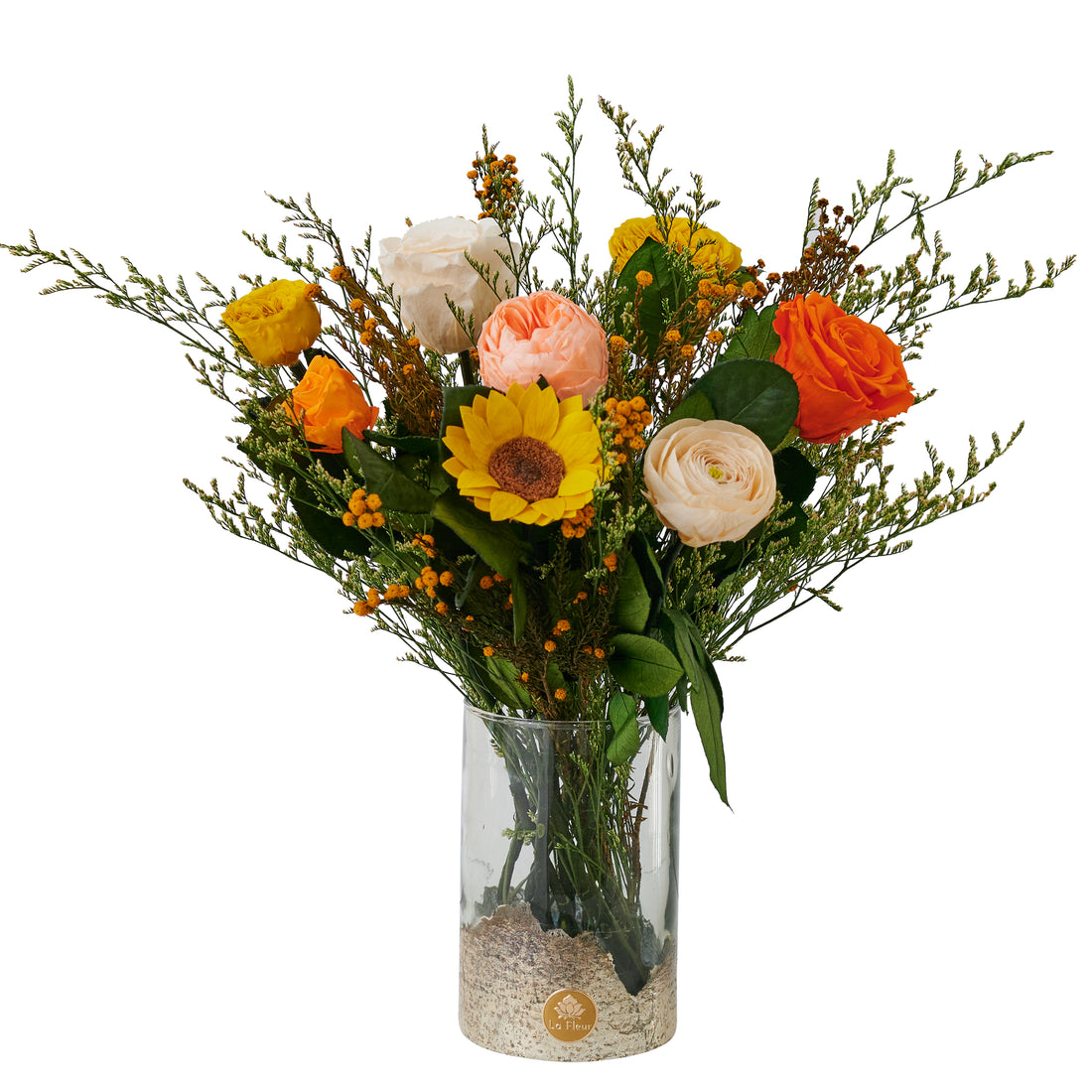 Platine Long Stem Vase - Mango