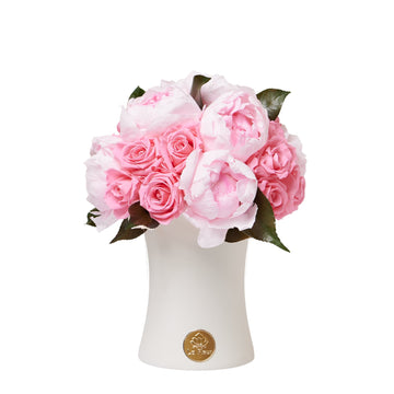 Creme Peony + Rose Dôme