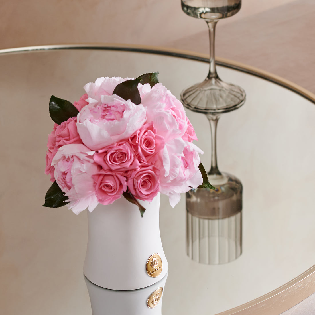 Creme Peony + Rose Dôme
