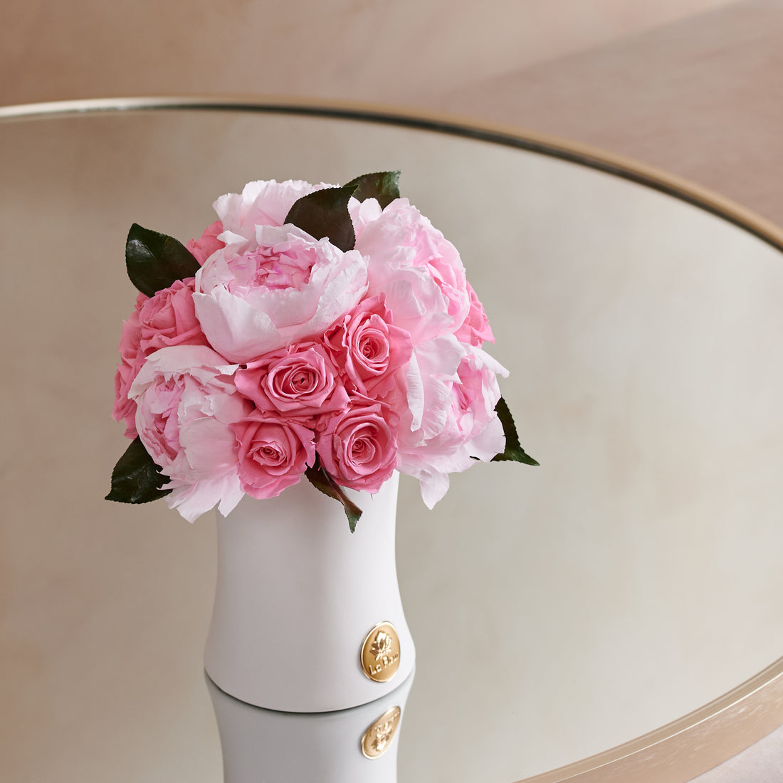 Creme Peony + Rose Dôme