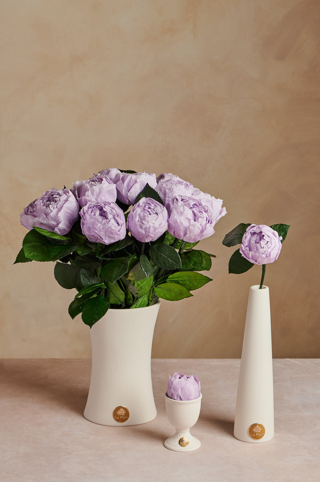 Creme Peony Mini by La Fleur Lifetime Flowers