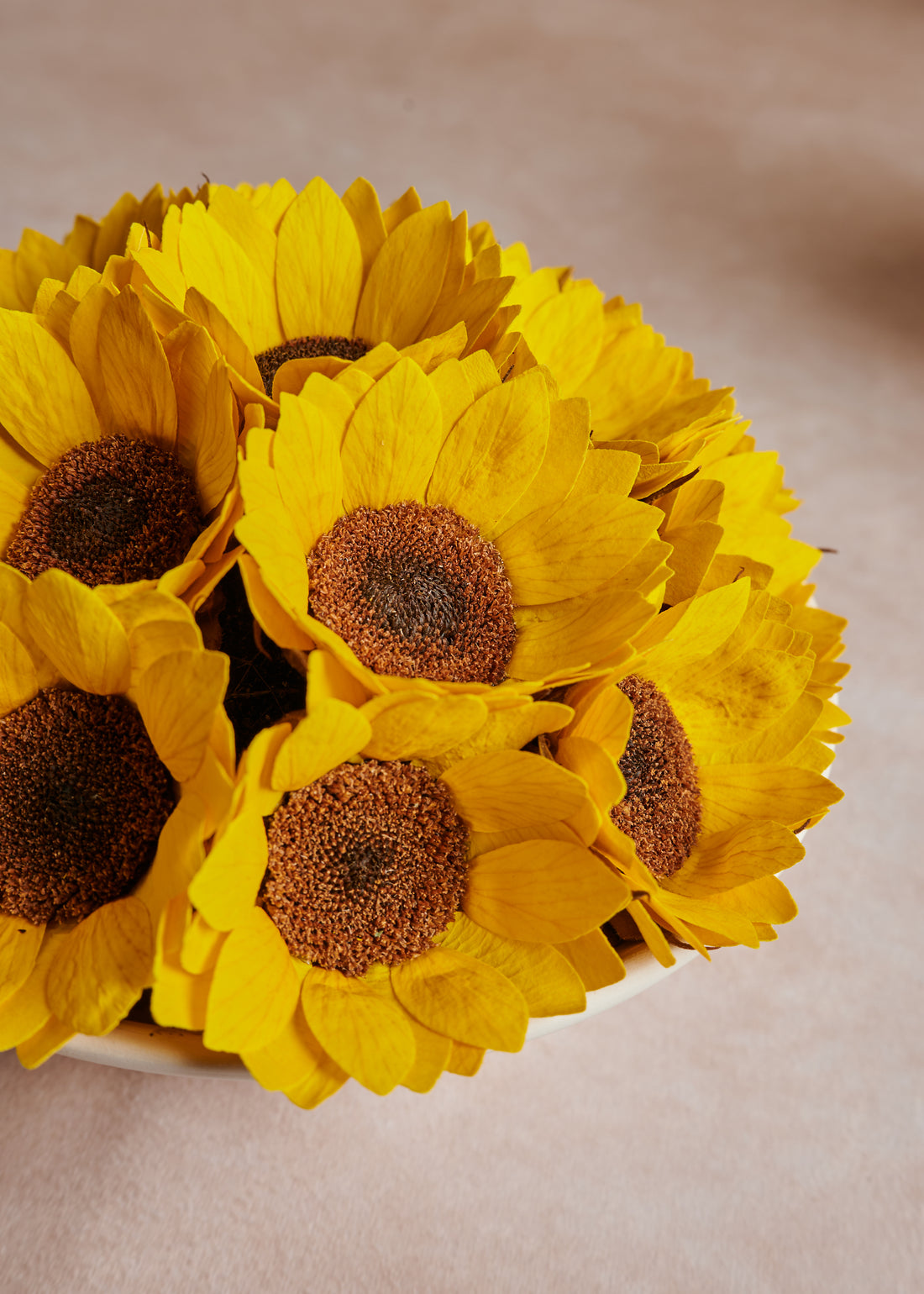 Sunflower Bowl by La Fleur Lifetime Flowers