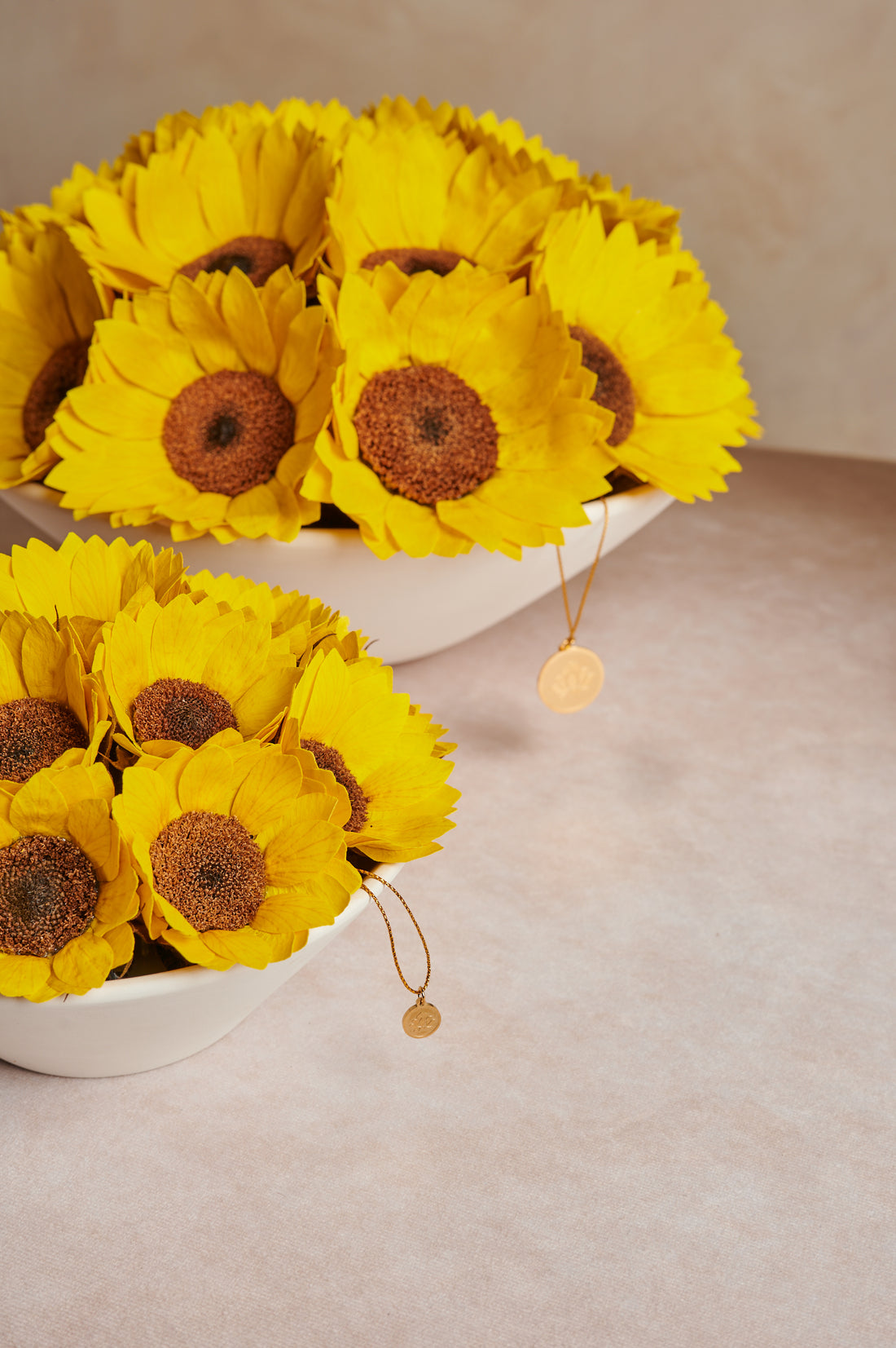 Sunflower Bowl by La Fleur Lifetime Flowers