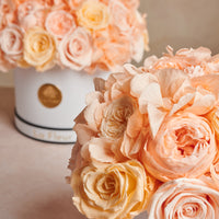 Jardin Dome - Peach by La Fleur Lifetime Flowers