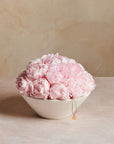 Peony Bowl by La Fleur Lifetime Flowers
