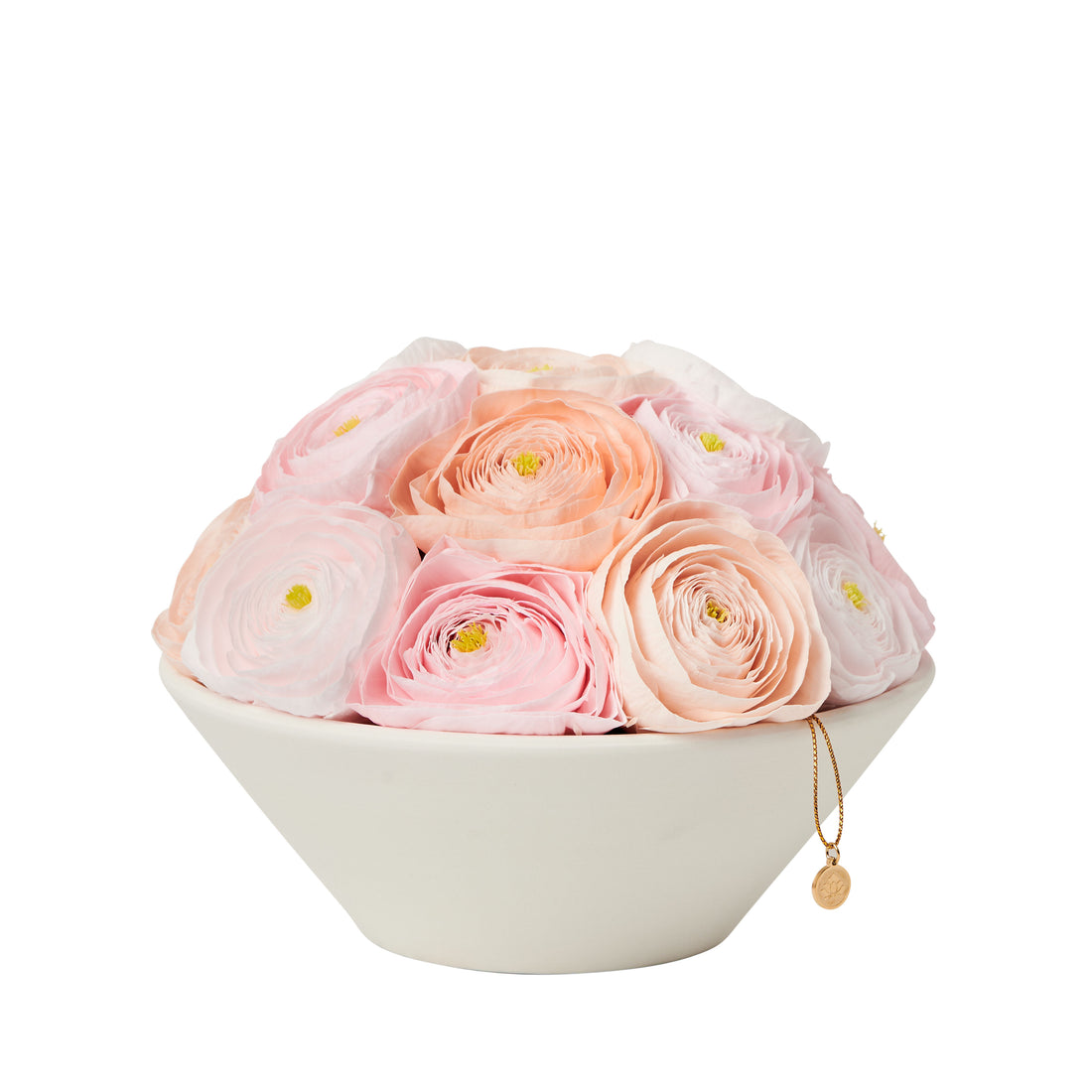 Ranunculus Bowl by La Fleur Lifetime Flowers